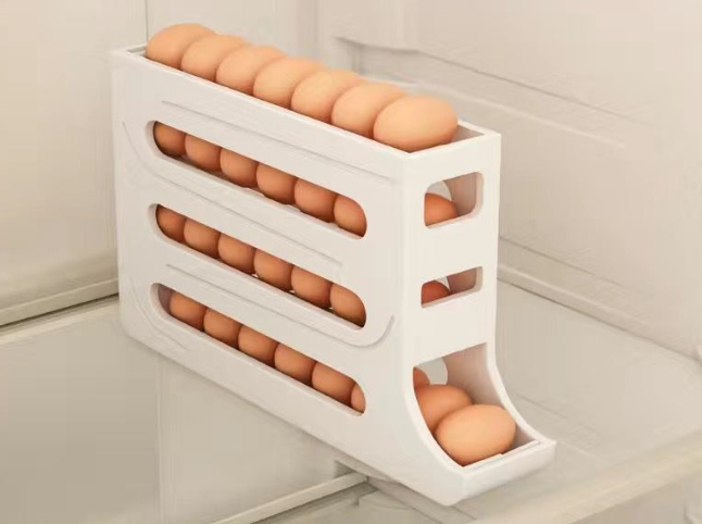 Smart Rolling Egg Dispenser - Hassle Free Design for Quick Access & Space-Saving Design